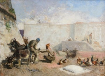 マリアーノ・フォルトゥニー モロッコの装蹄師 アラブ人 Oil Paintings